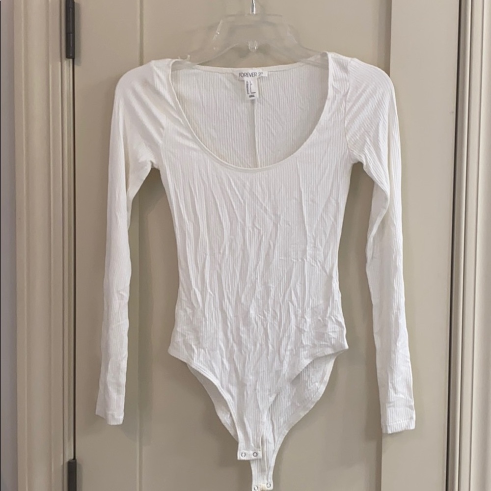 Forever 21 White Bodysuit
